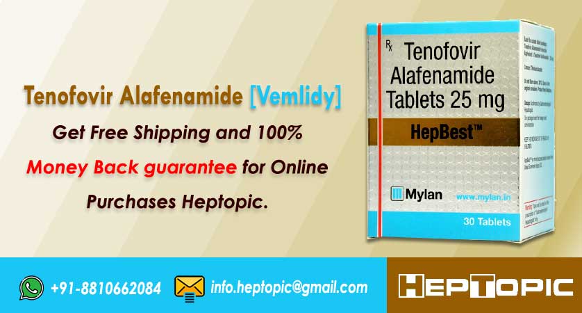 The cost of Generic Tenofovir Alafenamide [Vemlidy] oral 25 mg tablet ...